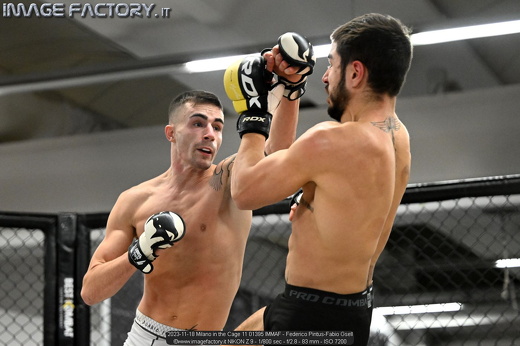 2023-11-18 Milano in the Cage 11 01395 IMMAF - Federico Pintus-Fabio Gsell